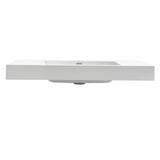 Fresca FVS8010WH Mezzo 40" White Integrated Sink with Countertop