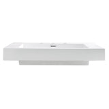 Fresca FVS8070WH Potenza 28" White Integrated Sink with Countertop