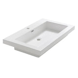 Fresca FVS8080WH Medio 32" White Integrated Sink with Countertop