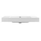 Fresca FVS8090WH Vista 36" White Integrated Sink with Countertop