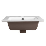 Fresca FVS8118WH Allier 16" White Integrated Sink with Countertop