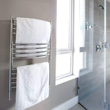 Amba Jeeves CCP Towel Warmer with 13 Curved Bars, Polished Finish