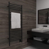 Amba DSMB Classic Towel Warmer with 20 Straight Bars, Matte Black Finish