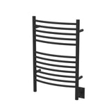 Amba Jeeves ECMB Curved Towel Warmer with 12 Bars, Matte Black Finish