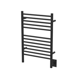 Amba ESMB Classic Towel Warmer with 12 Straight Bars, Matte Black Finish