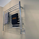 Amba Jeeves KSP Towel Warmer with 10 Straight Bars, Polished Finish