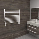 Amba Jeeves KSW Towel Warmer with 10 Straight Bars in White