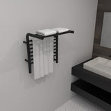 Amba MSMB Classic Towel Warmer with 7 Straight Bars, Matte Black Finish