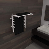 Amba MSW Classic Towel Warmer with 7 Straight Bars in White