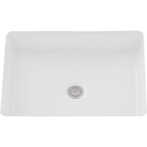 TOTO LT221#01 Atherton Rectangular Undercounter Sink, 17 x 13", Cotton White