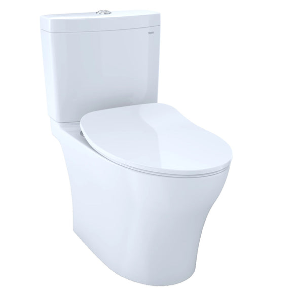 TOTO MS446234CEMFGN#01 Aquia IV Dual Flush Two-Piece Toilet, Washlet+ Connection, with a Slim Seat