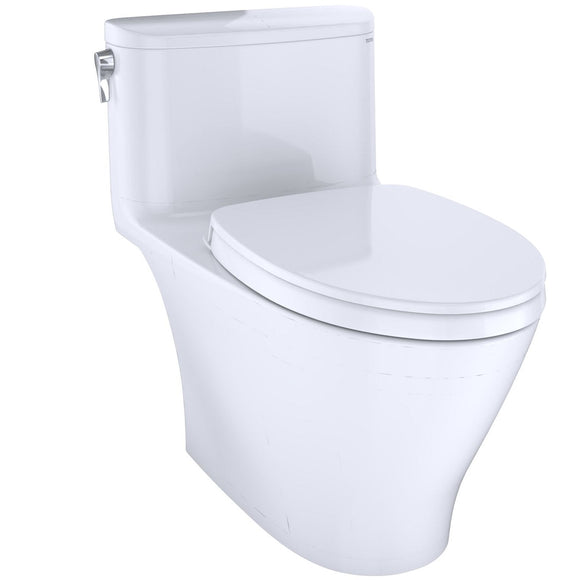 TOTO MS642124CUFG#01 Nexus 1.0 GPF One Piece Elongated Chair Height Toilet with Tornado Flush Technology - Seat Included