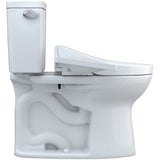 TOTO MW7763074CSFG#01 Drake Two-Piece Elongated 1.6 GPF Washlet+ Toilet with C2 Bidet Seat, Cotton White