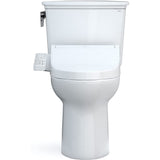 TOTO MW7863074CEG#01 Drake Washlet+ 1.28 GPF Elongated Two-Piece Toilet with Washlet Bidet Seat, Standard Height