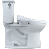 TOTO MW7863074CEFG.10#01 Drake Washlet+ 1.28 GPF Elongated Two-Piece Toilet with Washlet Bidet Seat, for 10" Rough-in