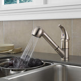 Peerless P18550LF-SS Kitchen Pull-Out Single Lever Faucet in Stainless Steel Finish