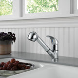 Peerless P18550LF Kitchen Pull-Out Single Lever Faucet in Chrome Finish