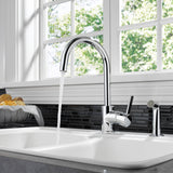 Peerless P199152LF Precept Single Handle Kitchen Faucet with Side Spray in Chrome