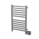 Amba Quadro Q-2033 Dual-Purpose Towel Warmer and Radiator with 12 Bars, Brushed Finish