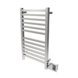 Amba Quadro Q-2033 Dual-Purpose Towel Warmer and Radiator with 12 Bars, Polished Finish