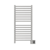 Amba Quadro Q-2042 Dual-Purpose Towel Warmer and Radiator with 16 Bars, Brushed Finish