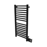 Amba Quadro Q-2042 Dual-Purpose Towel Warmer and Radiator with 16 Bars, Matte Black Finish