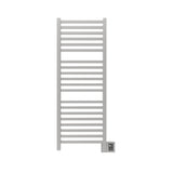 Amba Quadro Dual-Purpose Towel Warmer and Radiator with 20 Bars, Brushed Finish