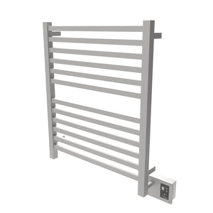 Amba Quadro Q-2833 Dual-Purpose Towel Warmer and Radiator with 12 Bars, Brushed Finish