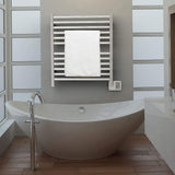 Amba Quadro Q-2833 Dual-Purpose Towel Warmer and Radiator with 12 Bars, Brushed Finish