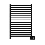 Amba Quadro Q-2842 Dual-Purpose Towel Warmer and Radiator with 16 Bars, Matte Black Finish