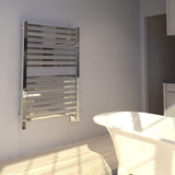 Amba Quadro Q-2842 Dual-Purpose Towel Warmer and Radiator with 16 Bars, Polished Finish