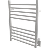 Amba RSWH-B Radiant Square Hardwired Towel Warmer with 10 Straight Bars, Brushed Finish