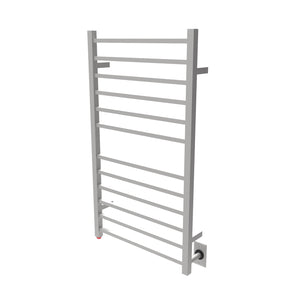 Amba RSWHL-B Radiant Large Hardwired Square Towel Warmer with 12 Square Bars, Brushed Finish