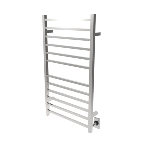 Amba RSWHL-P Radiant Large Hardwired Square Towel Warmer with 12 Square Bars, Polished Finish