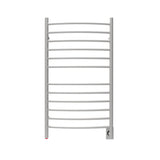 Amba RWHL-CB Radiant Large Hardwired Curved Towel Warmer with 12 Curved Bars, Brushed Finish