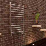 Amba RWHL-CB Radiant Large Hardwired Curved Towel Warmer with 12 Curved Bars, Brushed Finish