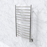 Amba RWHL-CP Radiant Large Hardwired Curved Towel Warmer with 12 Curved Bars, Polished Finish