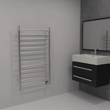 Amba RWHL-SB Radiant Large Hardwired Straight Towel Warmer with 12 Straight Bars, Brushed Finish