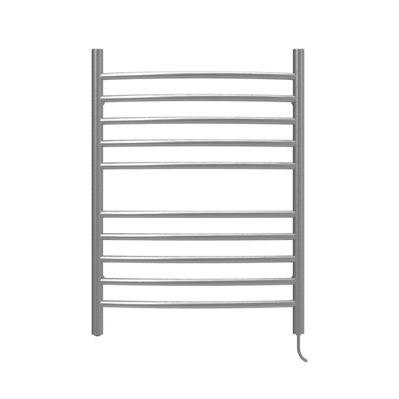 Amba RWP-CB Radiant Plug-in Towel Warmer with 10 Curved Bars, Brushed Finish