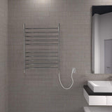 Amba RWP-SP Radiant Plug-in Straight Towel Warmer with 10 Straight Bars, Polished Finish