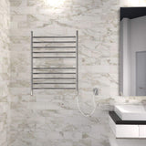 Amba RWP-SP Radiant Plug-in Straight Towel Warmer with 10 Straight Bars, Polished Finish