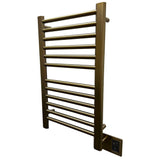 Amba Sirio S2133BB Dual-Purpose Towel Warmer and Radiator with 12 Bars in Brushed Bronze Finish