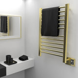 Amba Sirio S-2133 Towel Warmer and Radiator in Satin Brass Finish