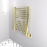 Amba Sirio S-2933 Towel Warmer and Radiator in Satin Brass Finish