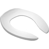 TOTO SC534#01 Elongated Commercial Open Front Toilet Seat, Cotton White