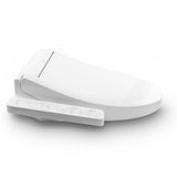 TOTO SW3074#01 Washlet C2 Electronic Bidet Toilet Seat with PREMIST and EWATER+ Wand Cleaning, Elongated, Cotton White