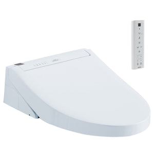 TOTO SW3084#01 Washlet C5 Bidet Toilet Seat with Premist and eWater+ Wand Cleaning, Elongated, Cotton White