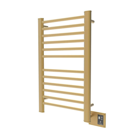 Amba Sirio S-2133 Towel Warmer and Radiator in Satin Brass Finish