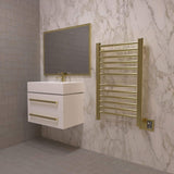 Amba Sirio S-2133 Towel Warmer and Radiator in Satin Brass Finish