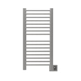 Amba Sirio S-2142 Dual-Purpose Towel Warmer and Radiator in Brushed Finish